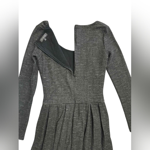 Talula Aritzia Longsleeve Dress Knit Black/White Salt And Peppered Size 6 - Picture 6 of 10